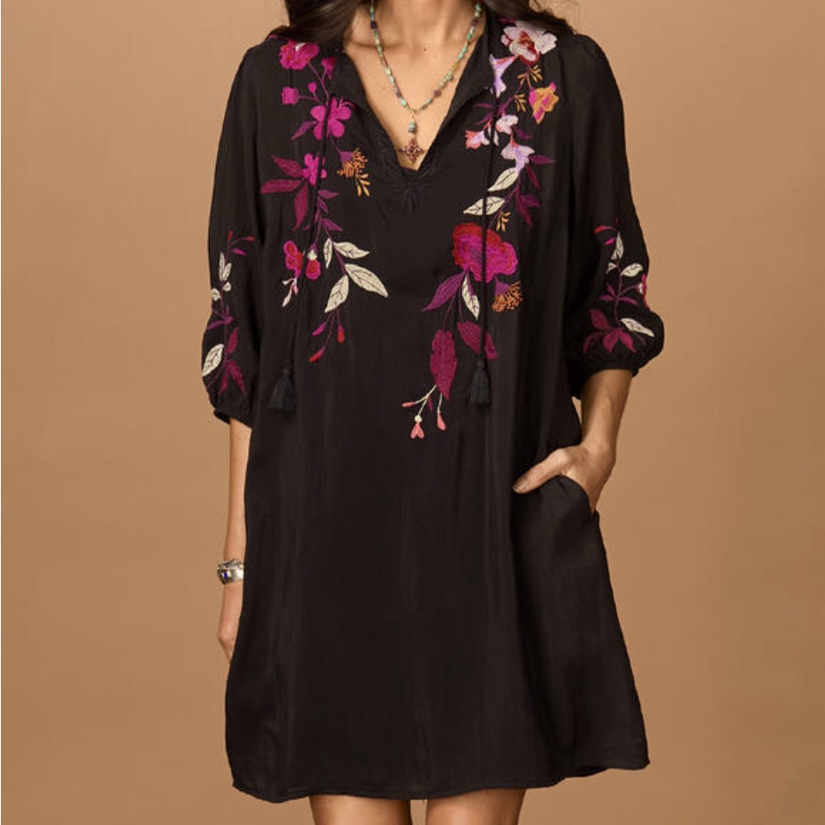 Johnny Was Mirabel Relaxed Petite Dress. New With Tags.